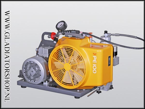 Boos langzaam Perioperatieve periode Bauer PE-100 compressor 380 volt stroom - 5 jaar garantie!