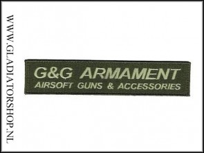 G&G Armament Official Airsoft od green, velcro patch