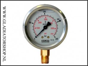 Bauer compressor gauge max. 400 bar