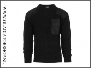 Fostex BDU pullover trui zwart, maat L  (op=op)