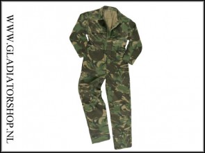 Camouflage overall maat 52
