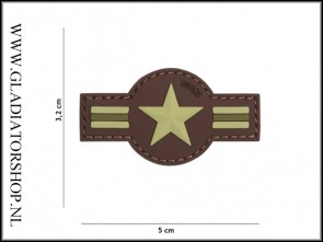 PVC Velcro Patch: US airforce bruin